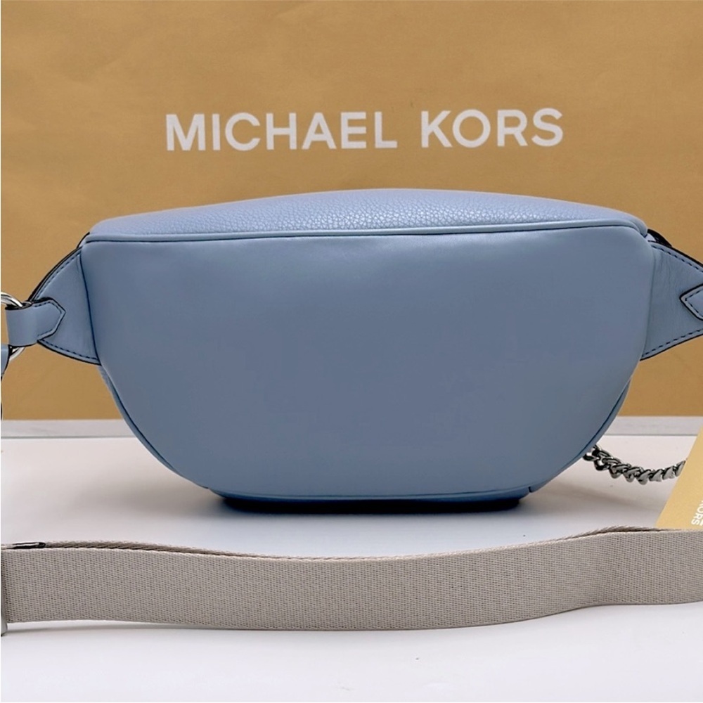 Michael Kors Maisie Large Pebbled Leather 2-in-1 Sling Pack Fanny Pack Waist Bag - Picture 6 of 16